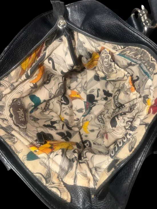 The Sak Torrance Tote Black Pebbled Leather Shoulder Bag Double Handles Zip Top - Picture 8 of 9